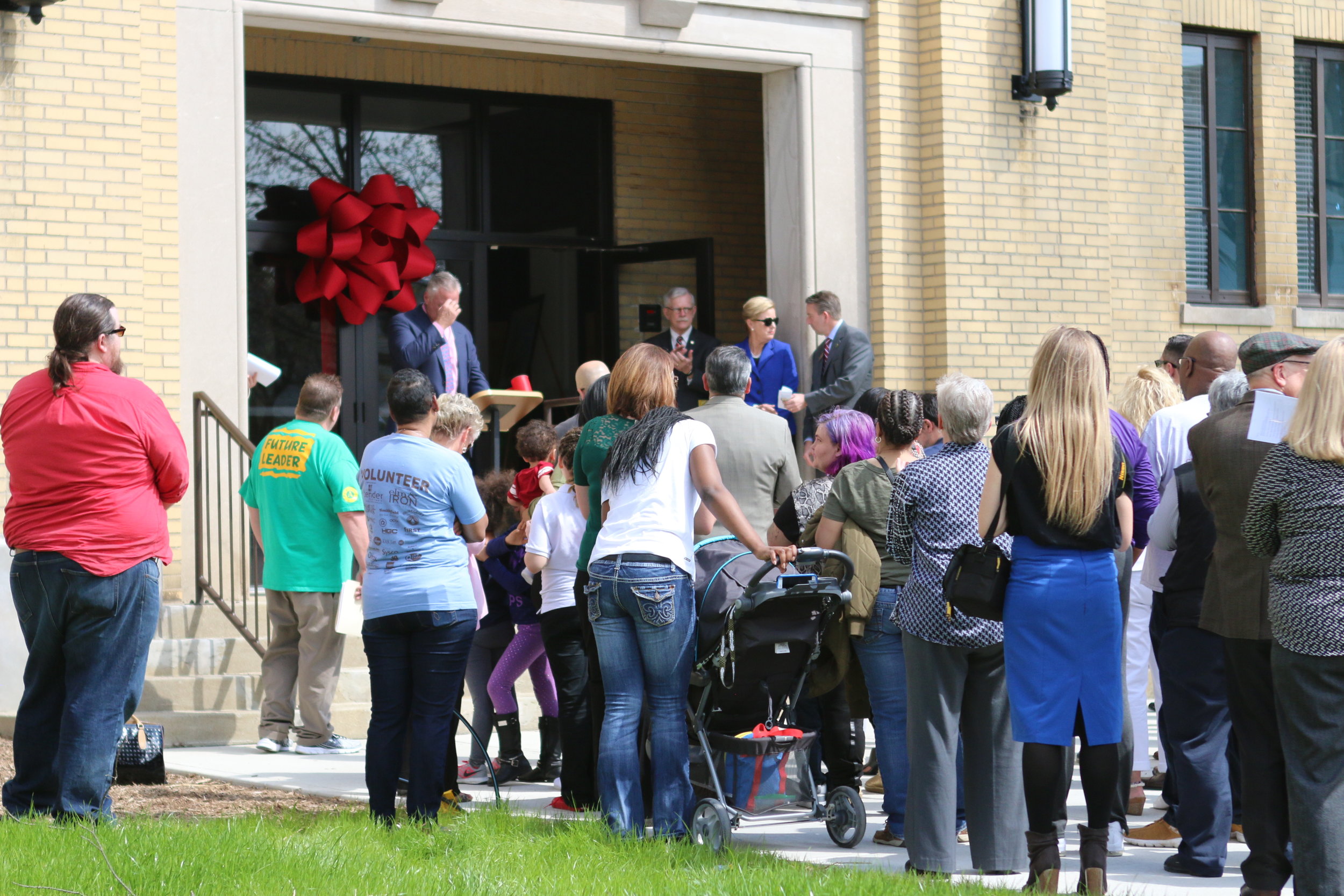 Ribbon Cutting at Lincoln Grant Scholar House - April 2017, Covington, KY