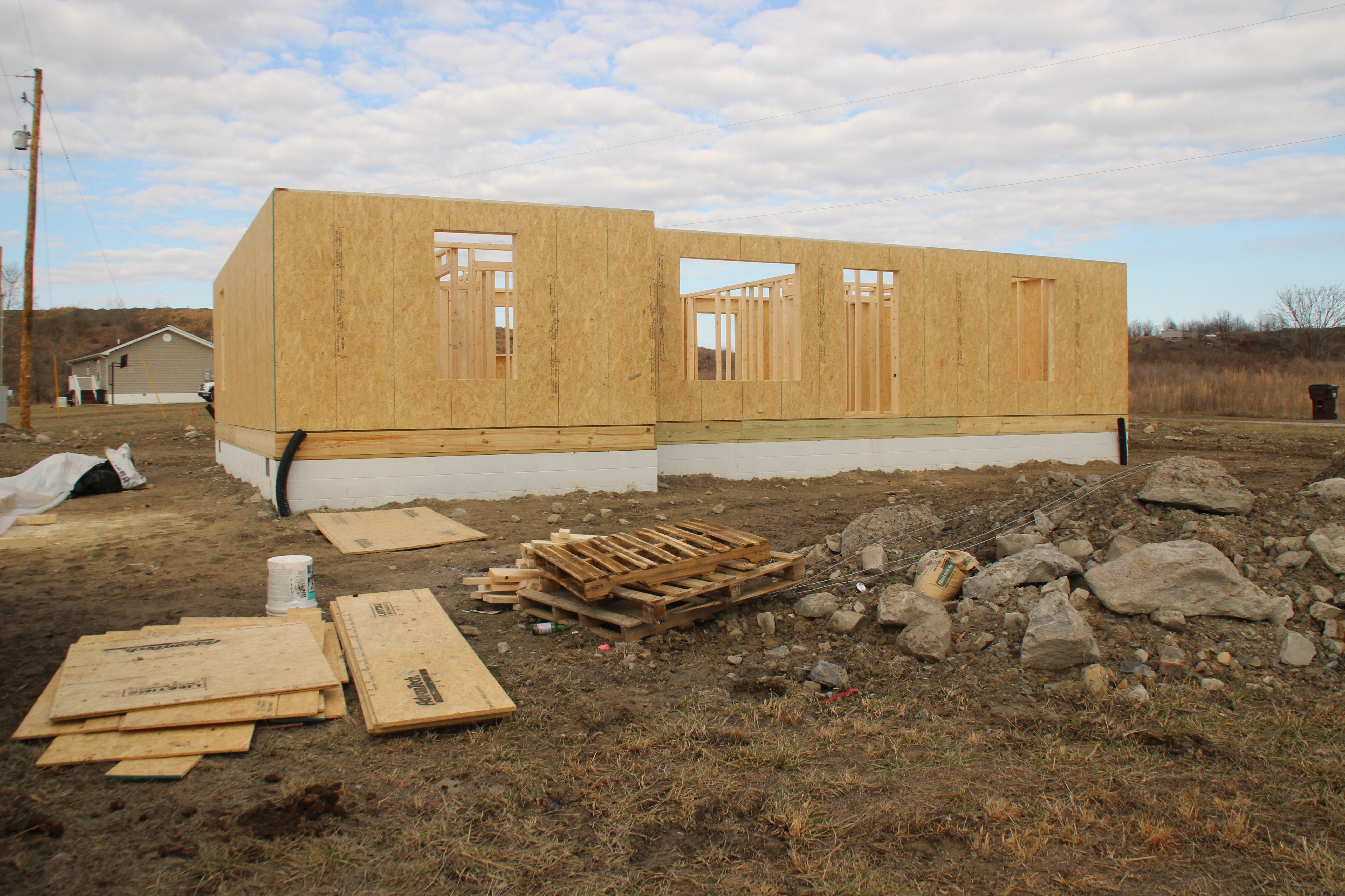 HDA house in construction
